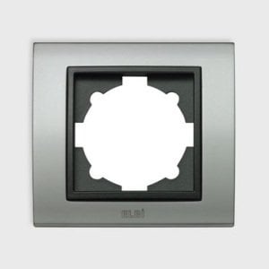 ÇERÇEVE ZENA-PLATİN MAT KROM-FÜME TEKLİ ELBİ