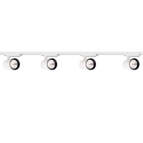 4'Lü PRO Serisi Led Ray Spot Aydınlatma Seti 2 Metre Beyaz 4X40W (Ray Dahil)