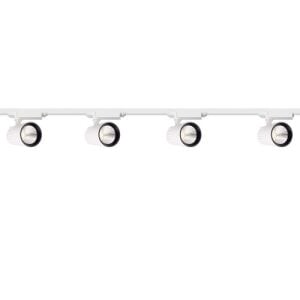 4'Lü PRO Serisi Led Ray Spot Aydınlatma Seti 2 Metre Beyaz 4X40W (Ray Dahil)
