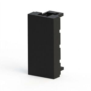 PRİZ BÜROTİK MODÜLER MEKANİZMA BOŞ KAPAK 45X22,5 SİYAH 2054-D-S