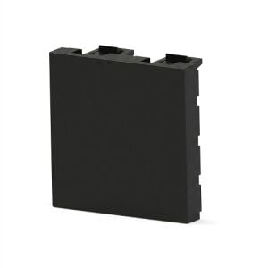 PRİZ BÜROTİK MODÜLER MEKANİZMA BOŞ KAPAK GENİŞ 45X45 SİYAH 2054-G