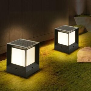Armatür K2 Bahçe Solar Set Üstü 60w 15x15cm Uzaktan Kumandalı Kba781