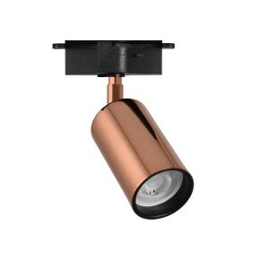 Lüks Dekoratif 2 Metre Ray Spot Seti - 4'lü GU10 Duy Bakır/Siyah