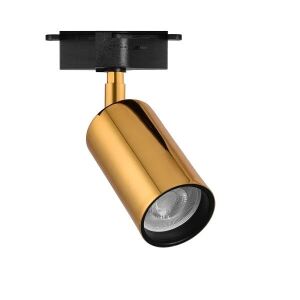 Lüks Dekoratif 2 Metre Ray Spot Seti - 4'lü GU10 Duy Altın/Siyah