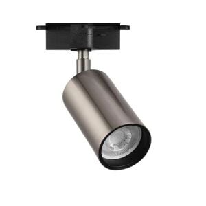Lüks Dekoratif 2 Metre Ray Spot Seti - 4'lü GU10 Duy Saten Nikel/Siyah