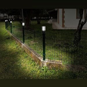 ARMATÜR BAHÇE PLASTİK GÖVDE ÇİT ÜSTÜ GALATA KAFESLİ 5X5CM E27 271KD