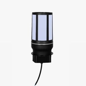 ARMATÜR BAHÇE PLASTİK GÖVDE ÇİT ÜSTÜ GALATA KAFESLİ 5X5CM E27 271KD
