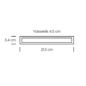 Led Armatür Lineer Ray Spot Mercek 10w Beyaz Gövde 3000K Sari Zmr-239/b.30