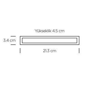 Led Armatür Lineer Ray Spot Mercek 10w Si̇yah Gövde 3000K Sari Zmr-239/s.30