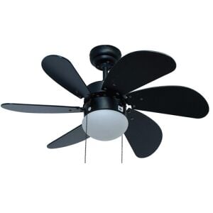 Vanti̇latör Vanti̇ Tavan Ti̇pi̇ Avi̇zeli̇ 30 Inch Si̇yah Ahşap KCF279