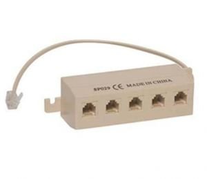Telefon Buatı 1 Erkek Giriş - 5 Dişi Çıkış
