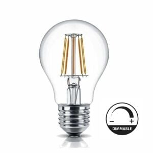 AMPUL LED ECOLITE NORMAL AMPUL TİPİ ŞEFFAF E27 DİM EDİLEBİLİR 8W 2700K SARI IŞIK