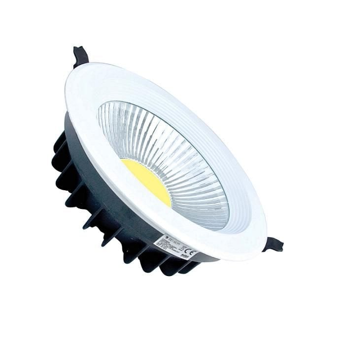 Armatür Ed-Son Ed-920 Cob Led Downlıght 10W Beyaz Gövde Sarı Işık (154-164)