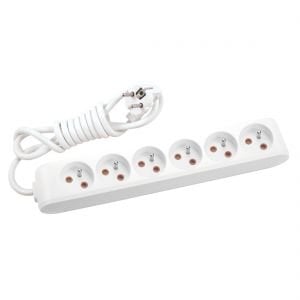 Viko 6'Lı Topraklı Ups Priz 2 Mt Kablolu Beyaz