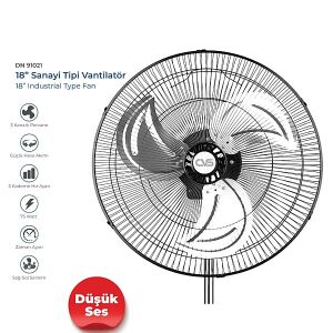 Vanti̇latör Cvs Sanayi̇ Ti̇pi̇ 18 Inch Ayakli Dn-91021