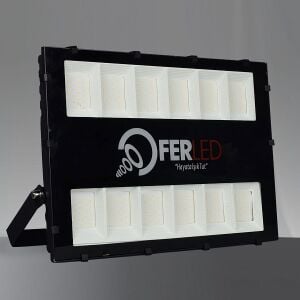 Led Armatür Ferled Projektör Slim Beyaz Işik 400W 6500K FRG4400