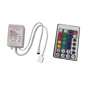 Adaptör Mervesan Led Reosta Dimmer Uzaktan Kumandalı Rgb 6A 72W Ir Mrw-C-Ir/6A