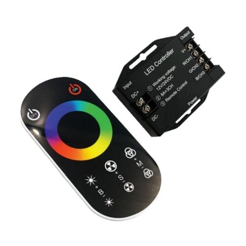 Led Adaptör Zmr Reosta Di̇mmer Uzaktan Kumandali Rgb Dokunmati̇k 24a 12-24v ZMR663