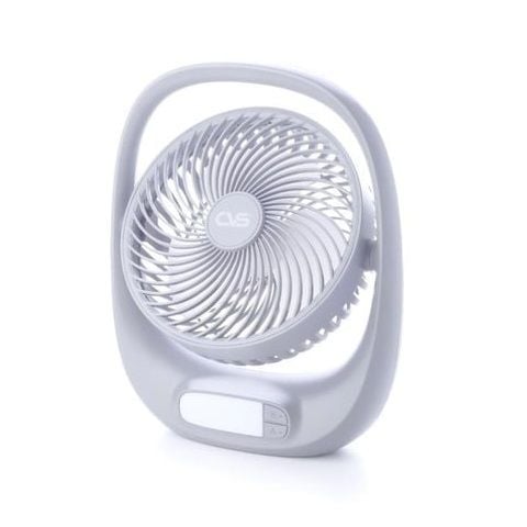 Vantilatör Cvs Masa Üstü Led Aydınlatmalı Gri Dn-91026