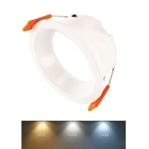 Armatür Ack Led Downlıght 7W Beyaz Gövde Üç Renk 6500K/4000K/3000K Ad01-00790