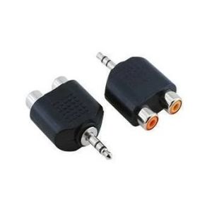 Fiş Jak Adaptör 1/2 Rca