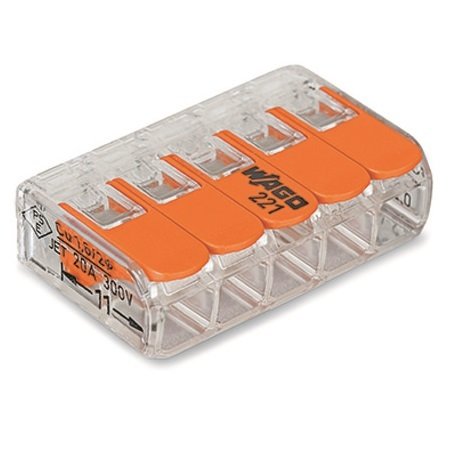 Wago Klemens 5x4 mm Mandallı