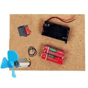 DENEY SETİ TAHTALI PERVANELİ MOTOR DEVRESİ MALZEMELİ CR-611-185