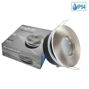Armatür Braytron Bh03-02094 Ankastre Spot Ip54 Gu10 Saten Gövde (75-82)