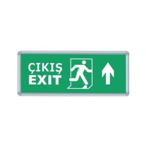 İnoled Exit Armatür Yeşil Yukarı 5123
