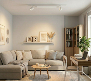 Modern Karma Ray Spot Seti - 1 Metre (2 Spot + 30W Lineer Opak) Beyaz