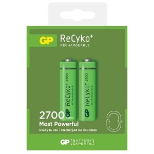 Pil Gp Şarjlı Kalem Aa 2700 Mah 2'Li (Paket)