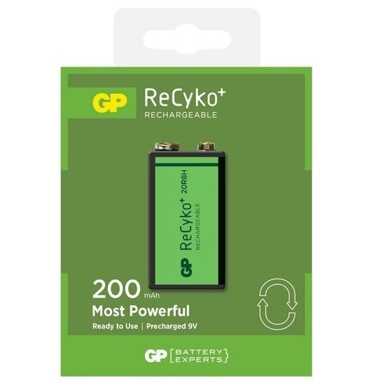 Pil Gp Şarjlı 9V 200 Mah (Adet)