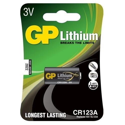 Pil Gp Lityum Cr123A 3V (Adet)