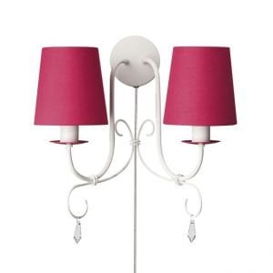 Armatür Massıve Prıncess Aplik Fuşya 45694/28/10 2X40W