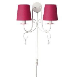 Armatür Massıve Prıncess Aplik Fuşya 45694/28/10 2X40W