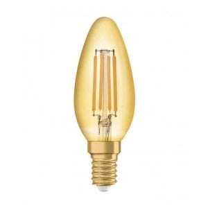 Ampul Led Dekoratif Rustik Mum Tipi C35 E14 4W 2500K