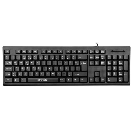 Klavye Everest Kb-871U Q Usb Siyah