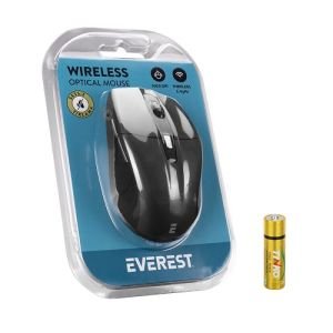 Everest Mouse Usb Siyah Kablosuz