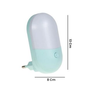 Armatür Gece Fişli Led Anahtarlı 1W Çift Renk (Beyaz/Sarı) Panther Pt-219