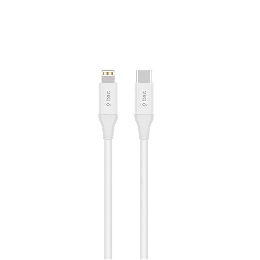 KABLO TTEC ŞARJ VE DATA KABLOSU TYPE-C / LIGHTING IPHONE BEYAZ