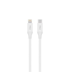 Kablo Ttec Şarj Ve Data Kablosu Type-C / Lıghtıng Iphone Beyaz