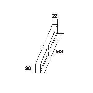 Ack İnce Led Bant Armatür 7,5W 60Cm Beyaz Işık