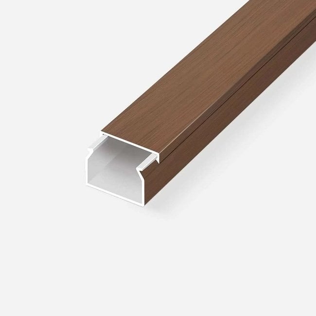 Ahşap Desenli Kablo Kanalı 25X16 Mm Merbau (Orta Ahşap)