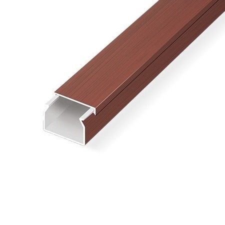 Ahşap Desenli Kablo Kanalı 25X16 Mm Maun (Koyu Ahşap)