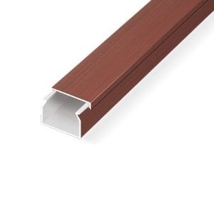 Ahşap Desenli Kablo Kanalı 25X16 Mm Maun (Koyu Ahşap)