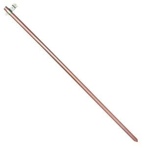 TOPRAKLAMA ÇUBUĞU BAKIR KAPLAMA 16 MM 1 METRE