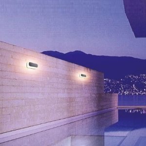 Armatür Lıght212 Lh-15101 Led Bahçe Aplik Oval 10W 1100Lm 3000K Sarı Işık