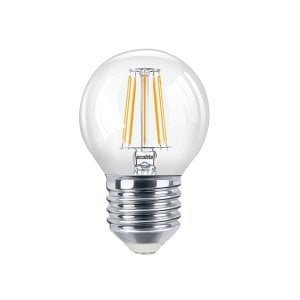 Ampul Led Ecolıte Top Tipi Şeffaf E27 4W 2700K Sarı