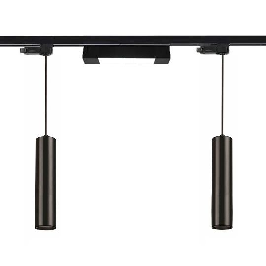 3'Lü Led Ray Spot Aydınlatma Seti 1 Metre Siyah 2X7W+1X10W (Ray Ve Ampuller Dahil)