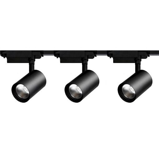 3'Lü Led Ray Spot Aydınlatma Seti 1 Metre Siyah 3X30W (Ray Dahil)